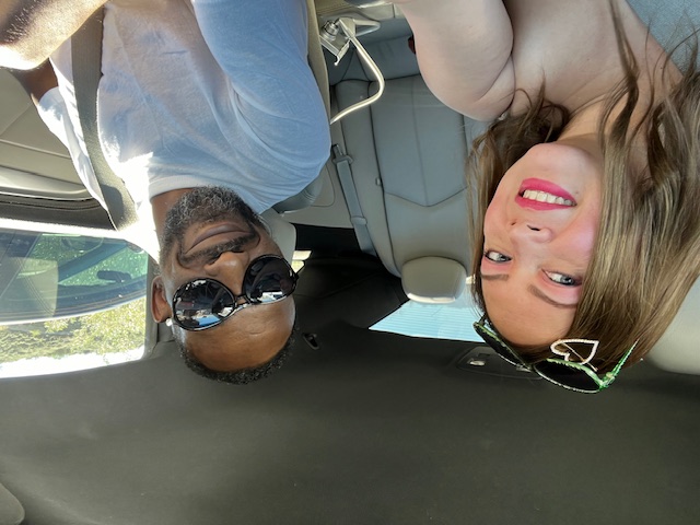 On the go date night couple